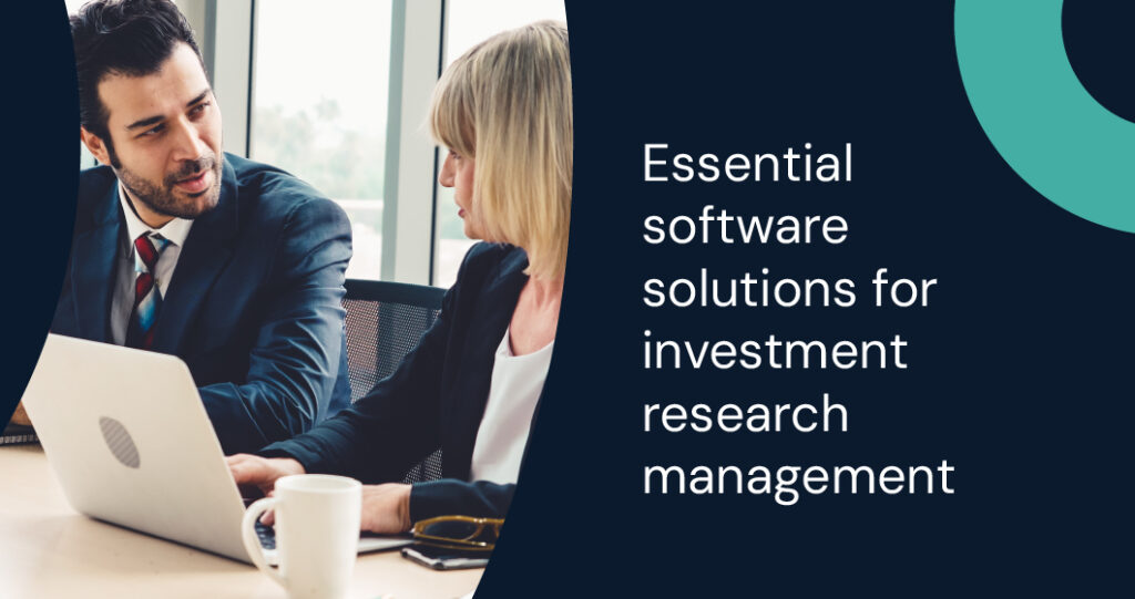 Essential Software Solutions for Investment Research Management