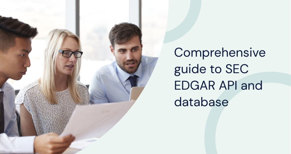 Comprehensive Guide to SEC EDGAR API and Database