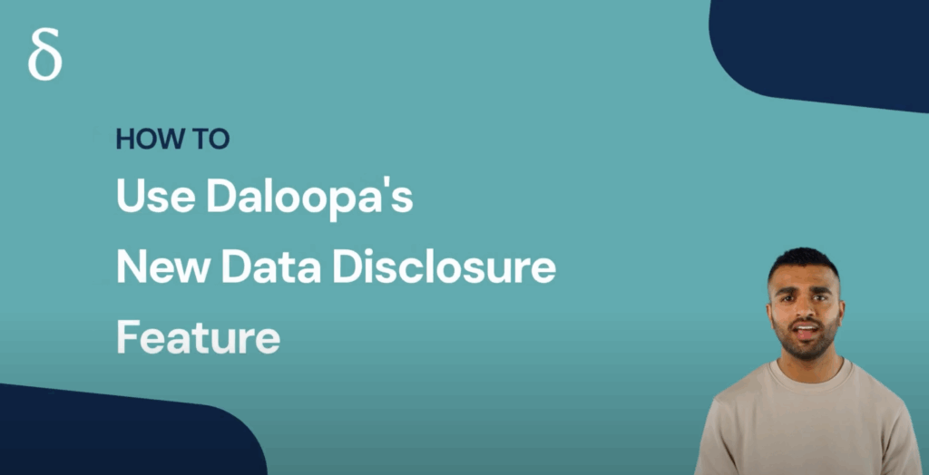 new data disclosure feature at daloopa
