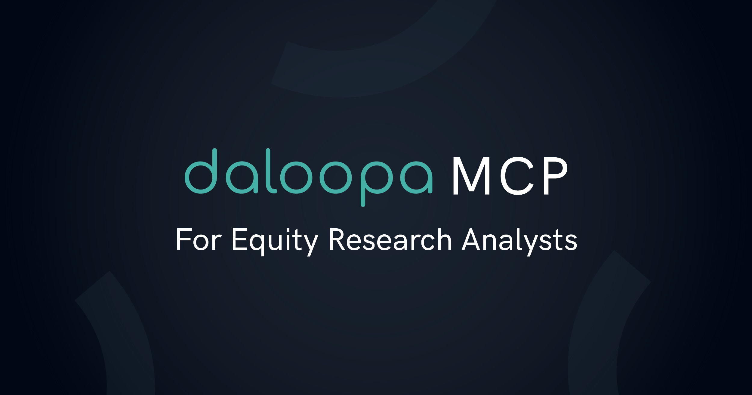 Using Daloopa MCP and AI for Equity Research Analysts